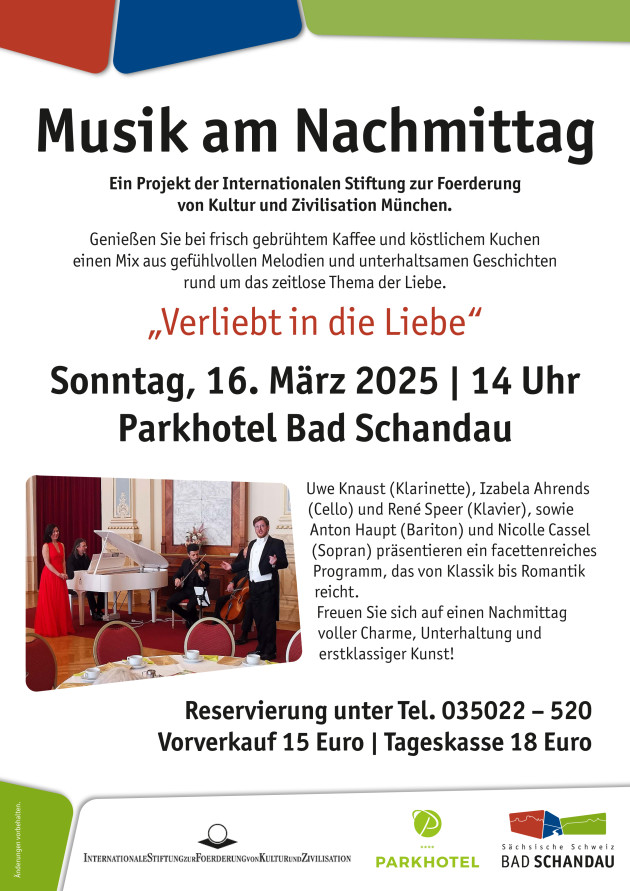 Musik am Nachmittag - Plakat