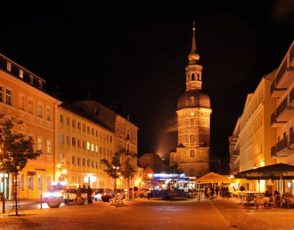 Marktplatz bei Nacht