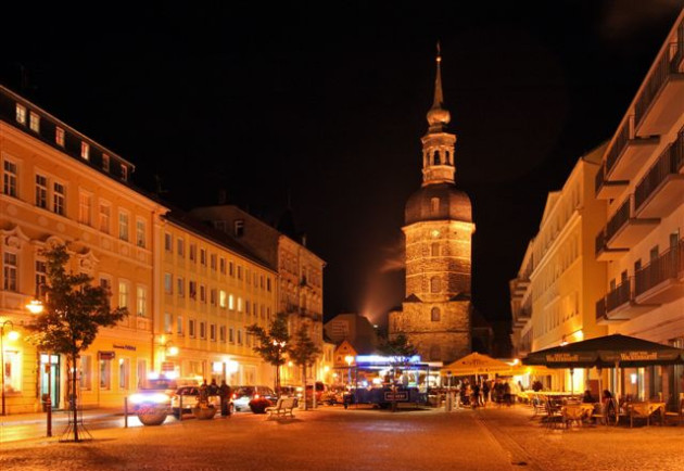 Marktplatz bei Nacht