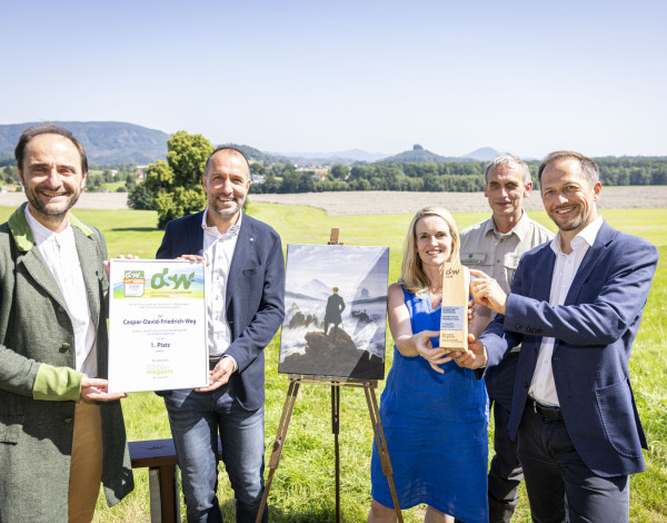 Preisverleihung zum &quotSchönsten Wanderweg Deutschlands" 2025 / (c) Marko Förster / TVSS