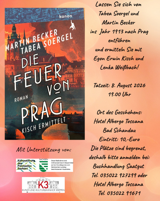 Lesung - die feuer von Prag