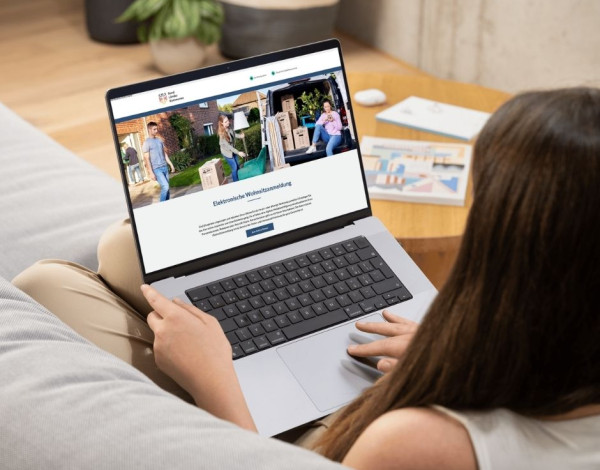 Wohnsitz online anmelden